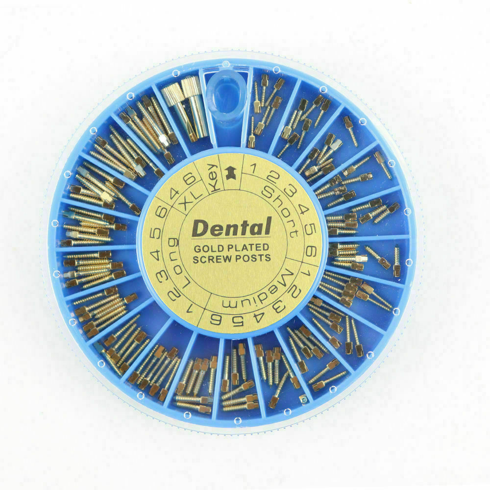Dental Conical Screw Posts Metal Screw Post -120 Posts - Best Deal ll