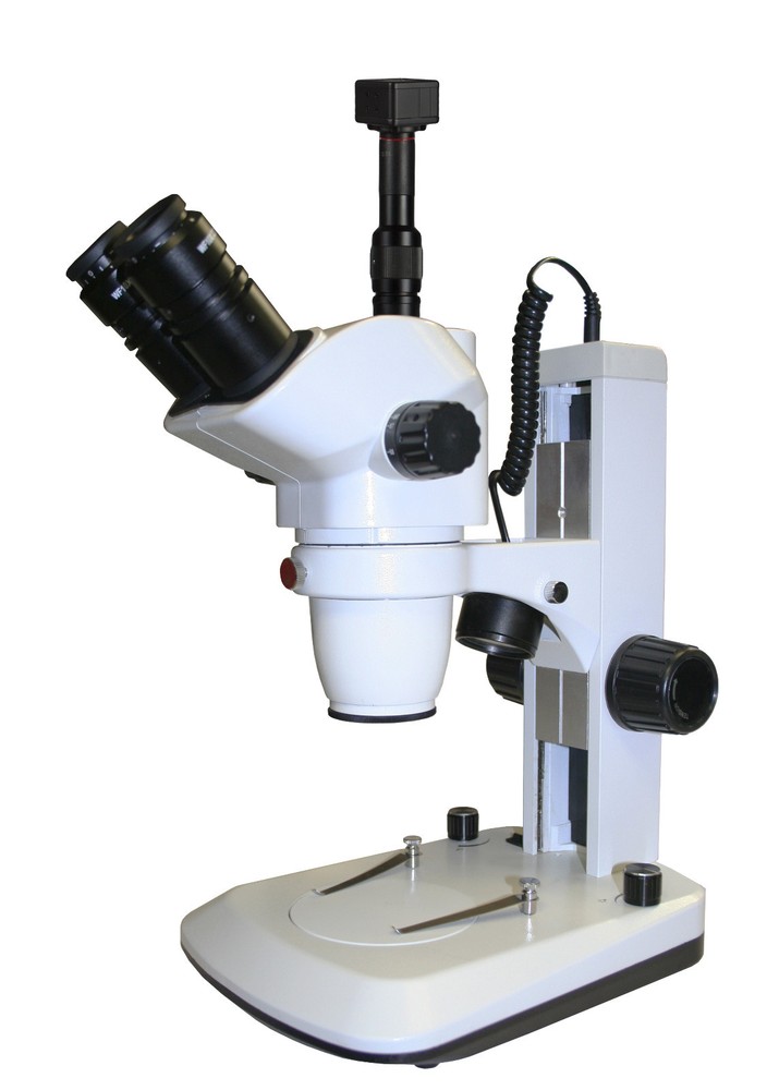 Trinocular Zoom Stereo Microscope, 5MP Digital Camera