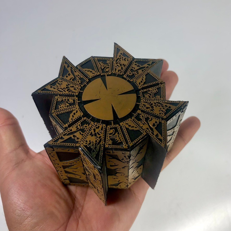 Hellraiser Transforming Puzzle Box to Lament Configuration Horror Prop Full Size
