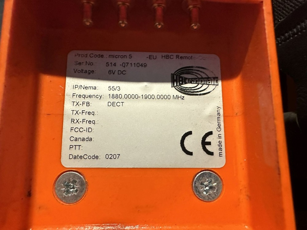 HBC remote control micron 5 DECT