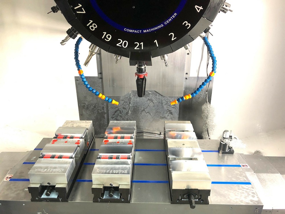 223 Remington Reloading block Tray Loading CNC Made from Solid Billet Aluminum