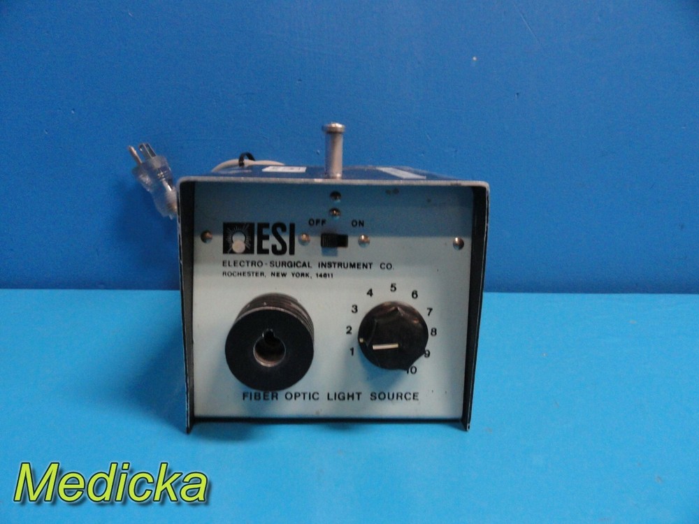 Fiber Optic Light Source by Electro-Surgical Instrument (ESI) ~ 17479