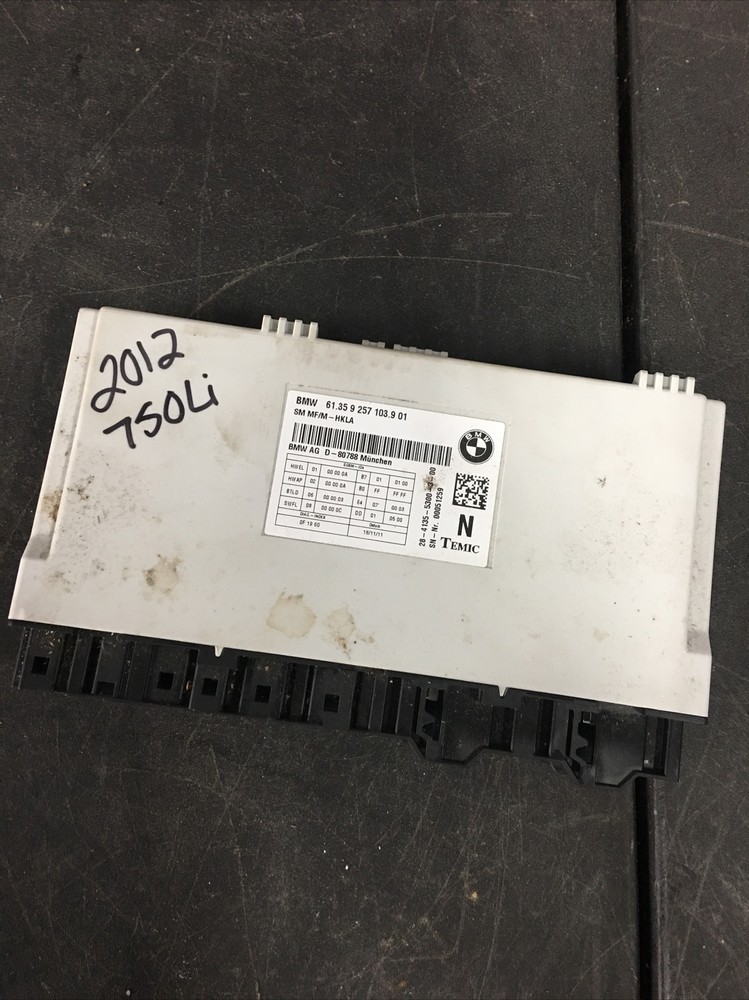 2012 BMW 750li - FRONT SEAT CONTROL MODULE