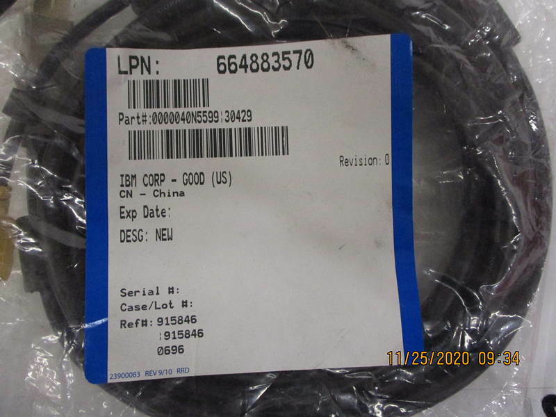Open Box, IBM, 40N5599, Pwr Y-Cable