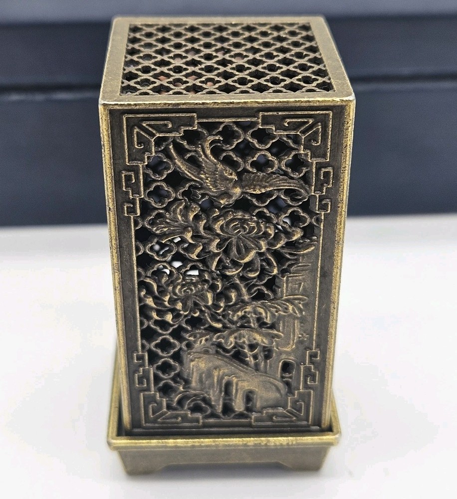 Vertical Incense Holder Asian Decor Burner Device M11