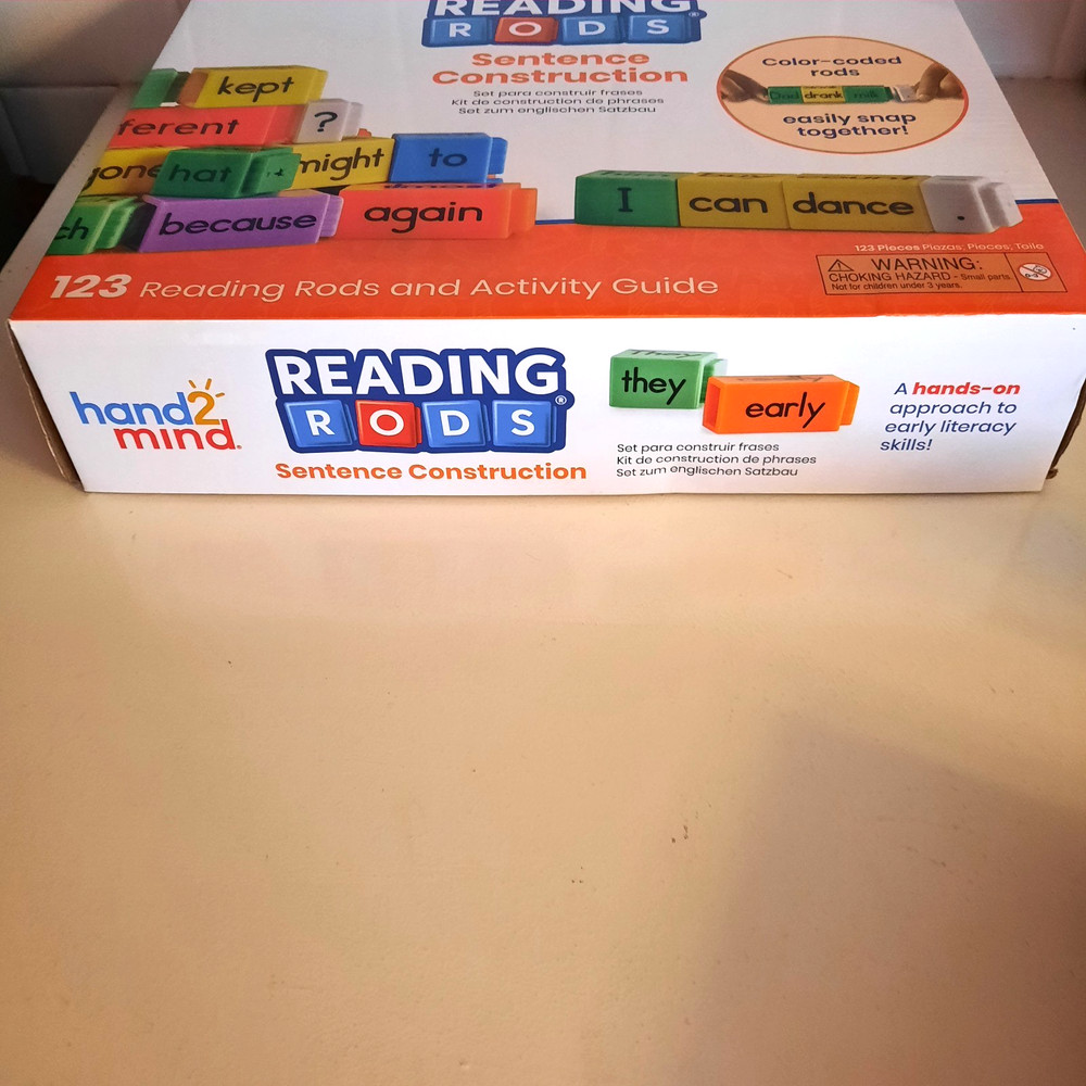 2- Hand2Mind Reading Rods-Sentence Construction- Prefixes & Suffixes-Ages 7+
