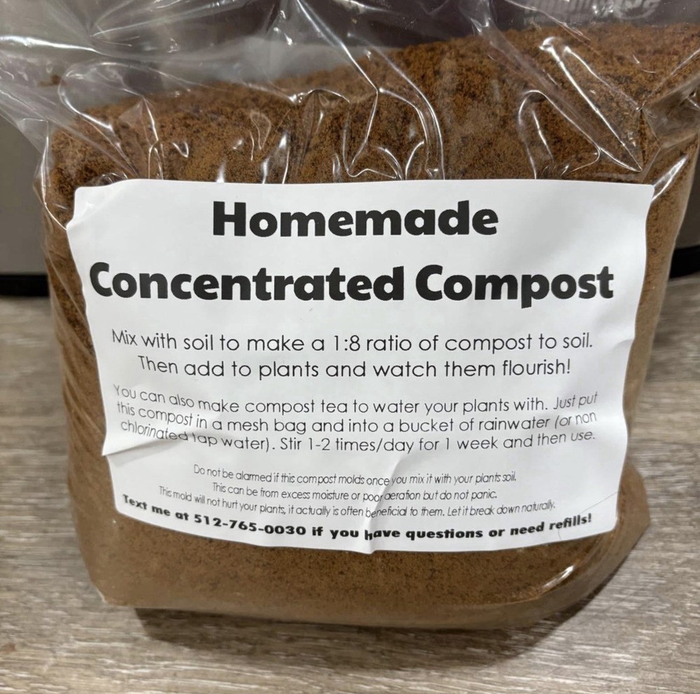 1 Cup Of Compost- Super Concentrated Microbial Compost