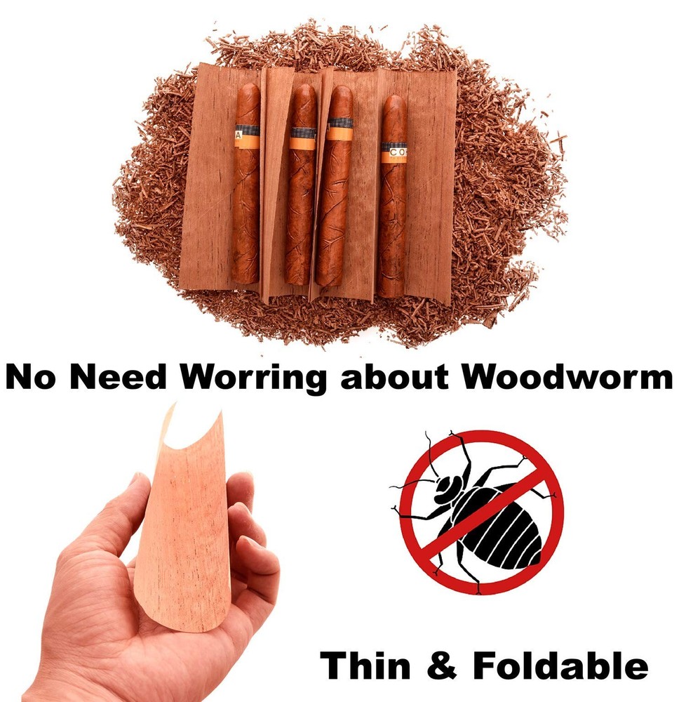 20PACK Cedar Sheets for Cigars Humidor, Spanish 20pc