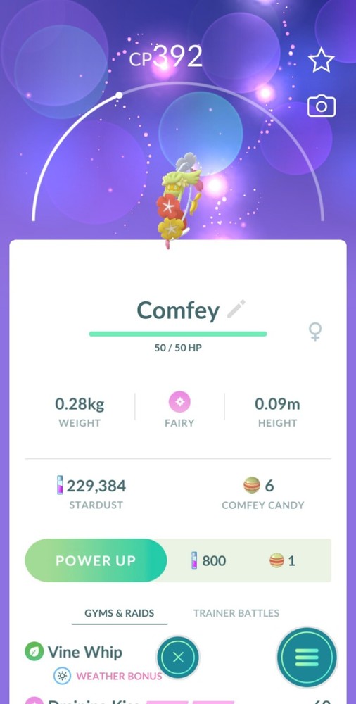 Regional Comfey Pokemon! Collect Today