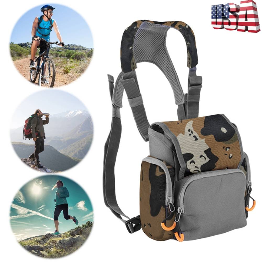 Binocular Harness Chest Pack with Rangefinder Pouch for Hunt-ing (Multicolor)