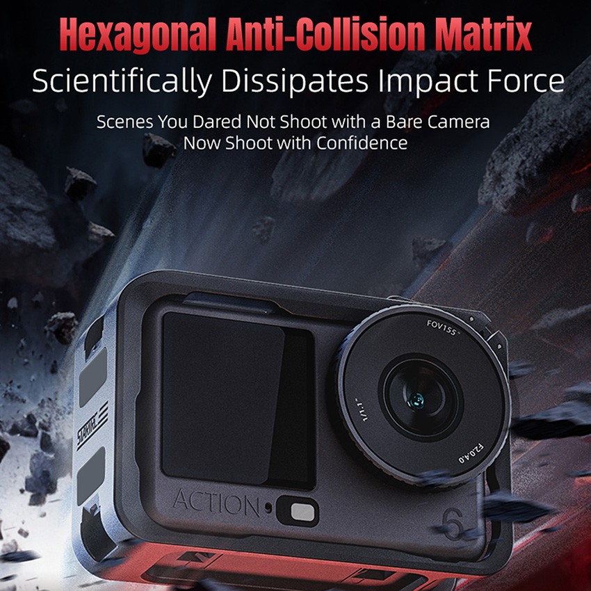 Protective Frame Plastic Rabbit Cage Accessories for DJI OSMO ACTION 6 Part