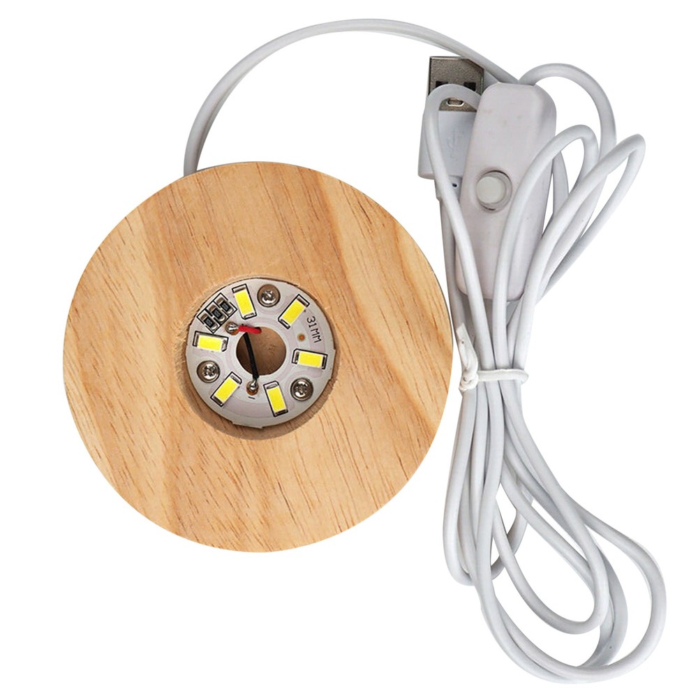 New Durable 80mm Night LED Lamp Holder Stand Base DIY Accessories Part E
