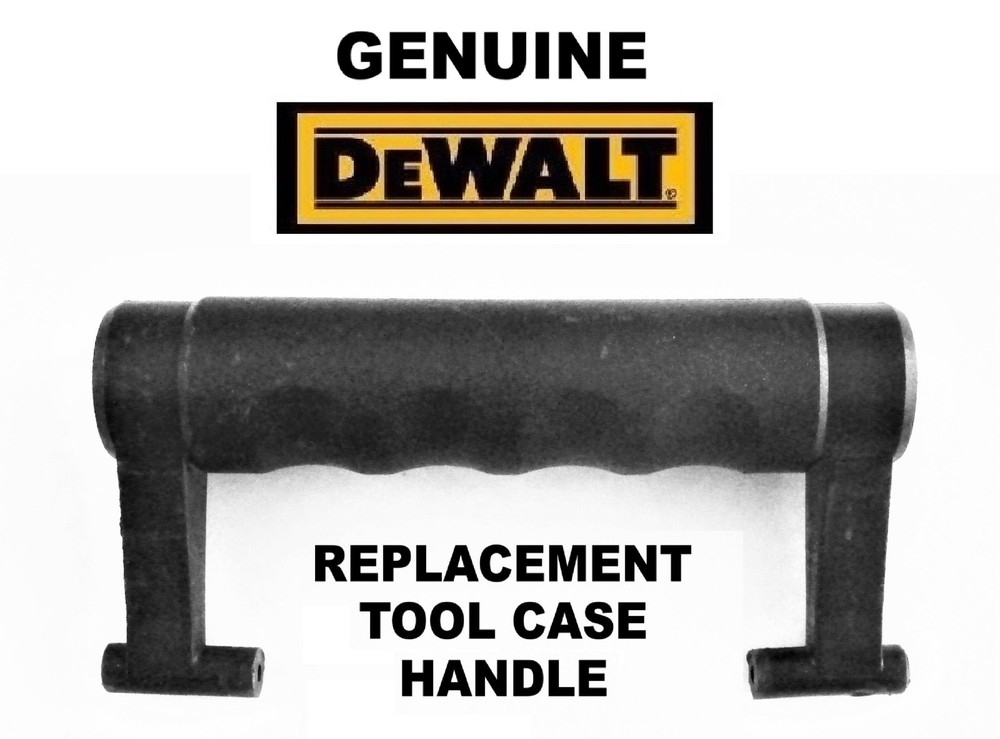 NEW Genuine DeWalt OEM Rigid Plastic Tool Case Replacement FOLDING HANDLE