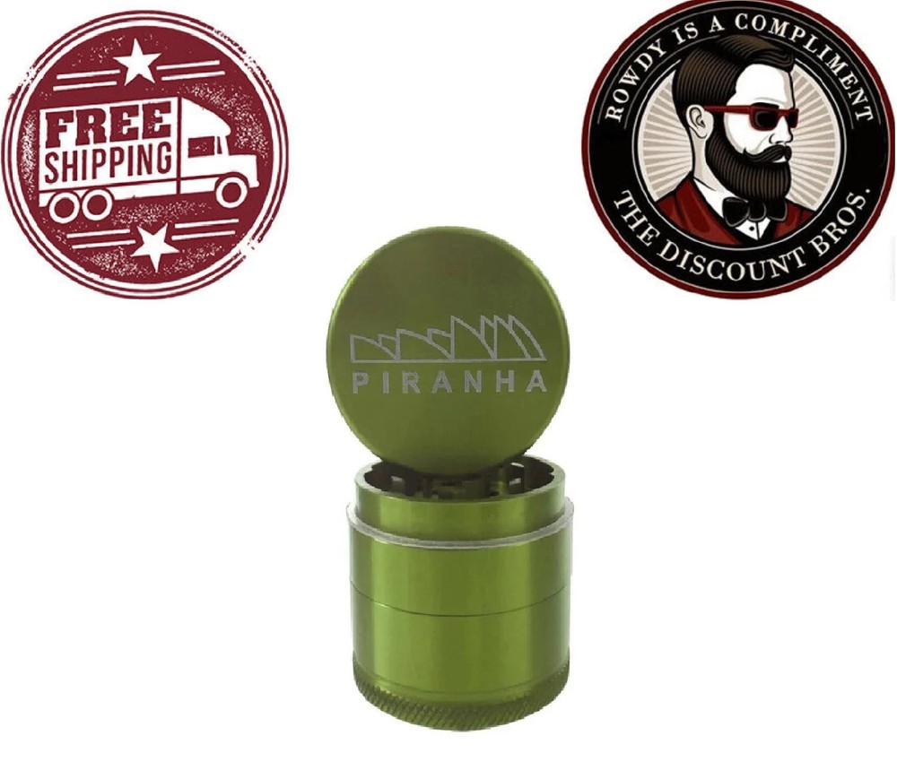 Piranha Grinder 4 piece (2.5) - Light Green