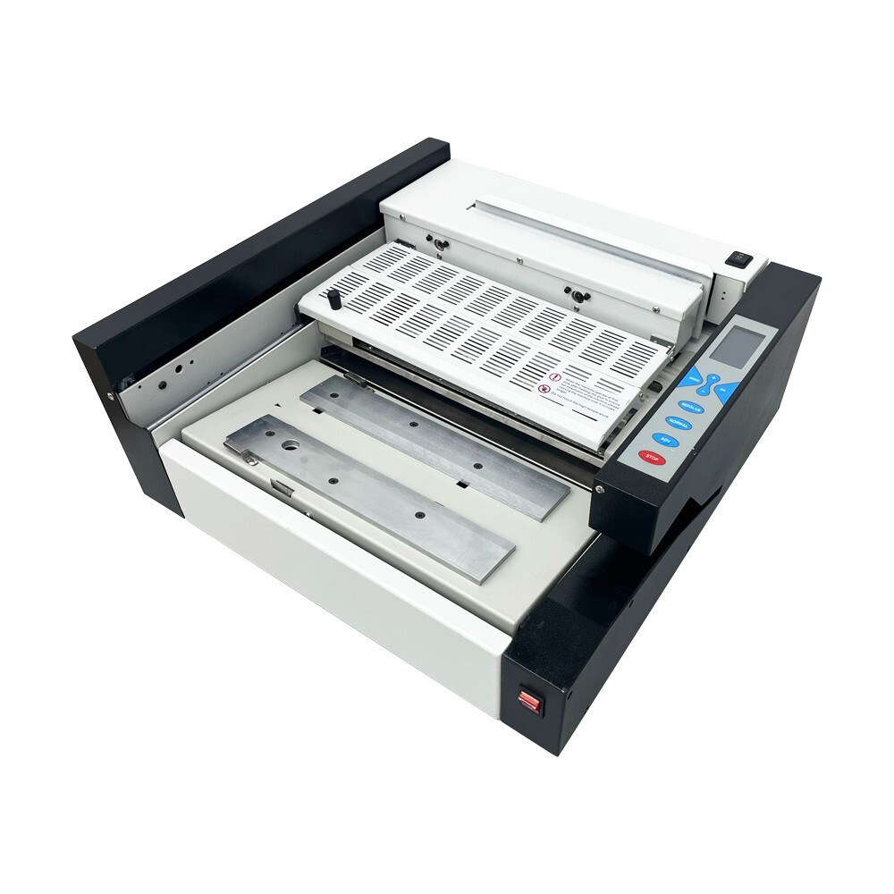 PreAsion Automatic Hot Glue Book Binder Binding Machine with LCD Screen and Faul