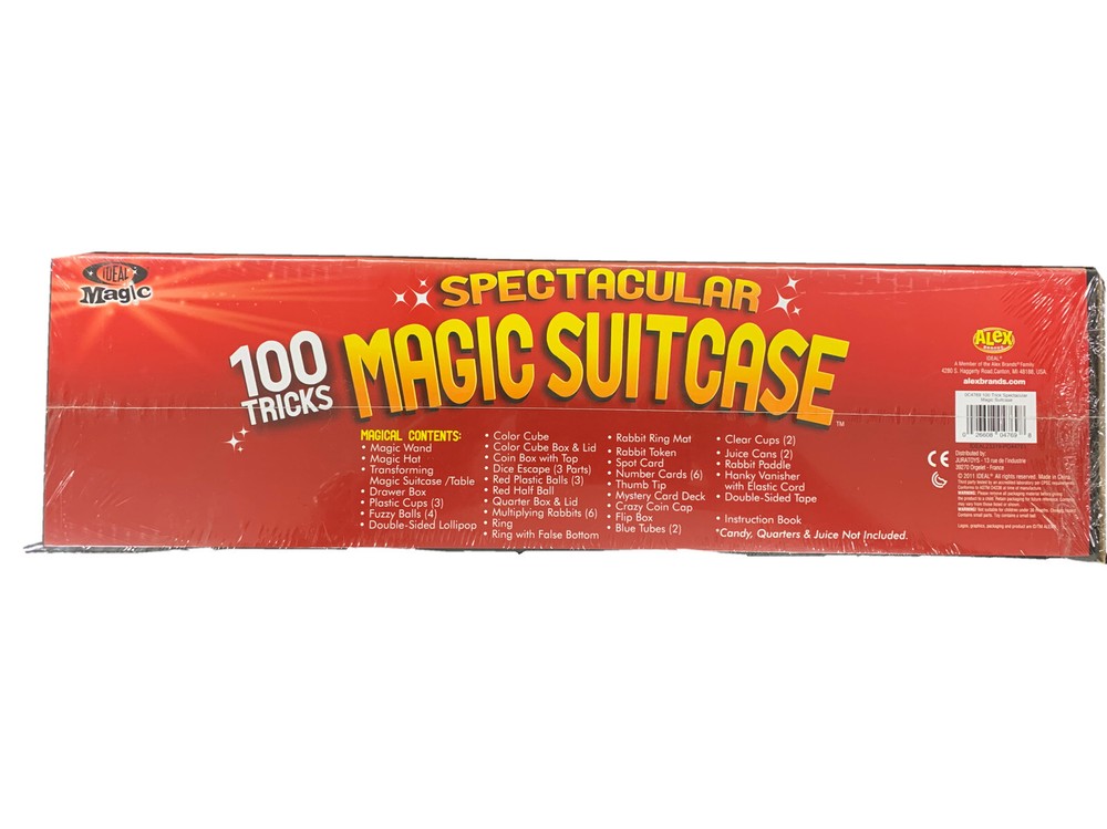 Ideal 100-Trick Spectacular Magic Show Suitcase