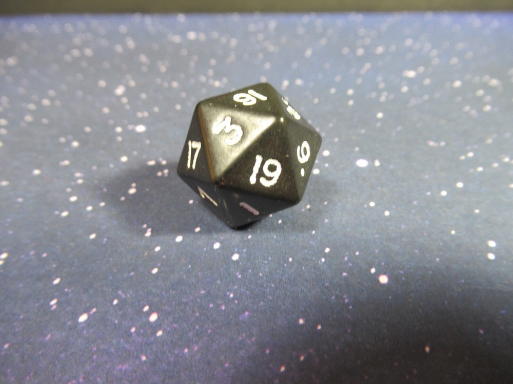 Dungeons & Dragons Castle Ravenloft Replacement Dice Die Black