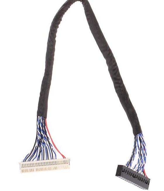 LVD LCD Display Cable 10 Pin Connector