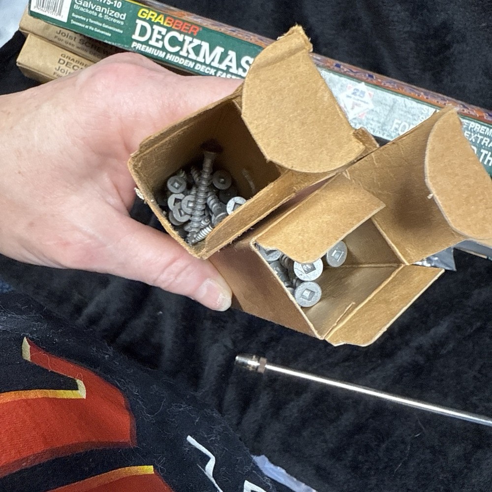 Grabber DECKMASTER DMP175-100 Hidden Bracket System 95% Complete w/ INSTRUCTIONS