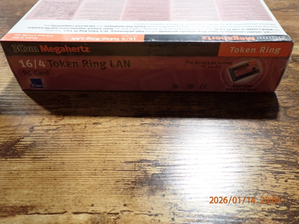 3COM Megahertz - 16/4 Token Ring LAN PC Card
