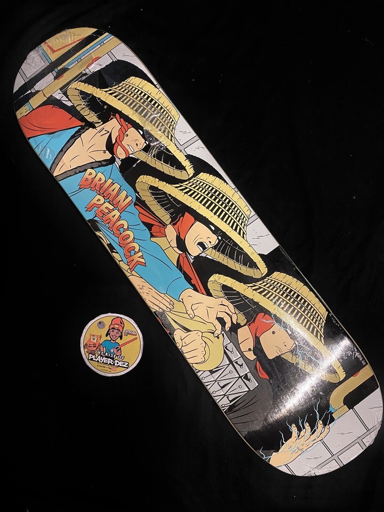 RARE SIGNED Brian Peacock RAIDEN Primitive Skateboard Deck AUTOGRAPHED