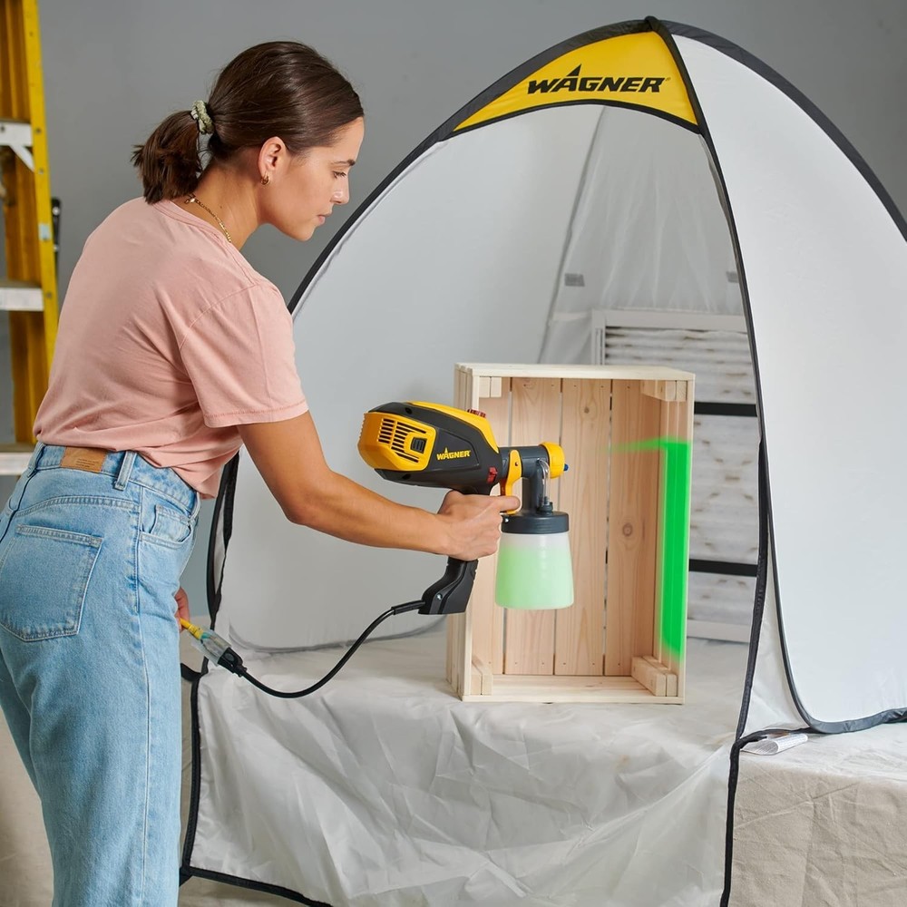 Lightweight Spray Booth for Home Projects