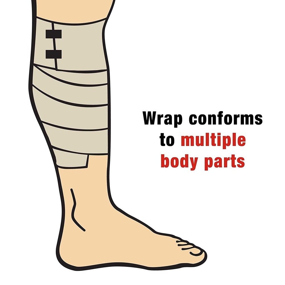ACE Elastic Bandage with Clips: 3 in. width (Black)