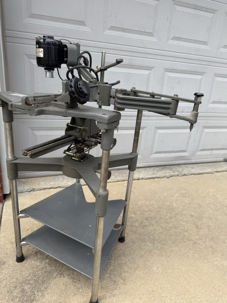 Large Hermes Engraving Machine On Stand