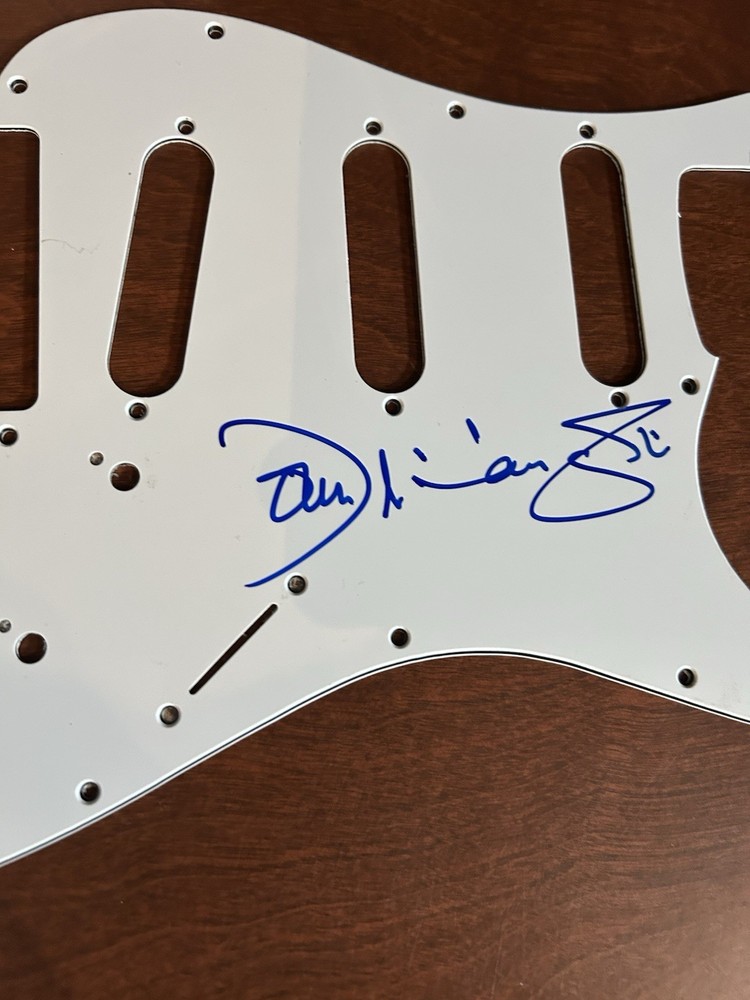 john mclaughlin Signed Guitar Pickguard JSA