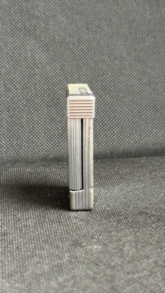 Parker Roller Beacon Dunhill 1940s Silver Engine Turned Lighter England