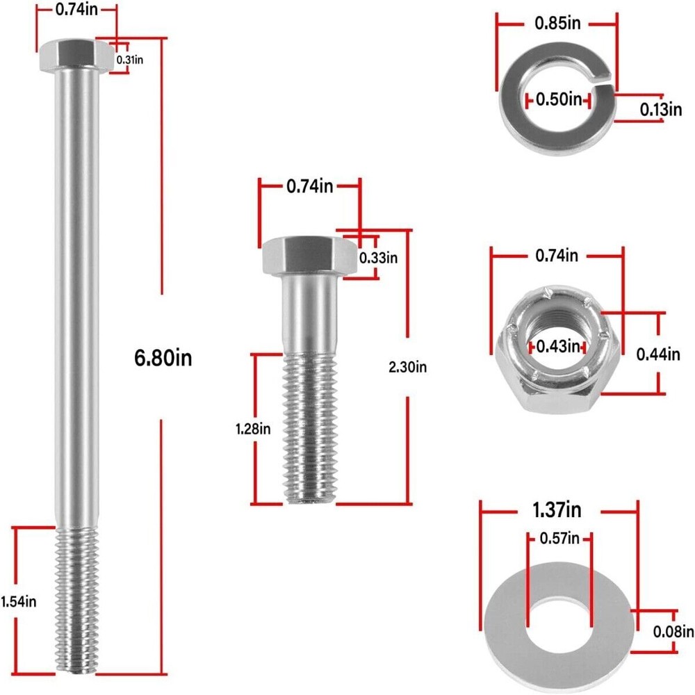 Replace for Blue Ox BX88230 Bolt-On Base Plate Tow Bar Adapter Bracket Kit Tool