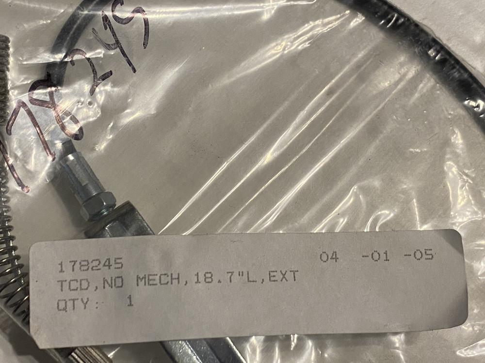 ELLIPTICAL LOWER TENSION CABLE SPRING LINE HARDWARE (178245) ~ NOS