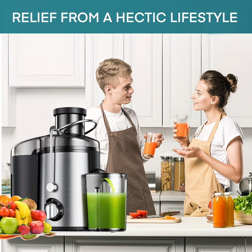 Multi-function Juicer, Juice Blender, Mixer, Food Processor, 3-inch Wide-mouth J