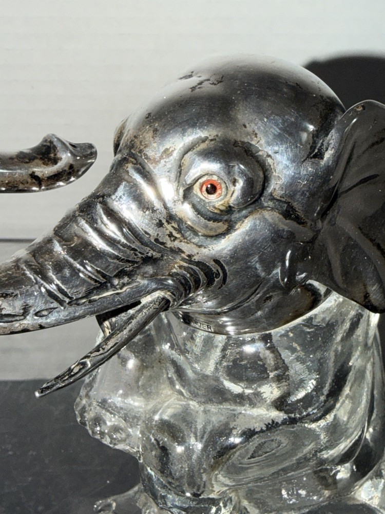 Sterling Silver German Antique Perfume Atomizer Figural Elephant