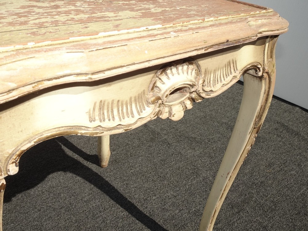 Vintage Rustic French Provincial End Table - Side Table Asis