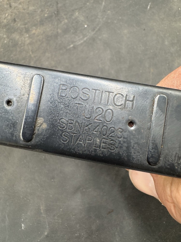 Bostitch TU-20 Stapler Needs Rebuilt