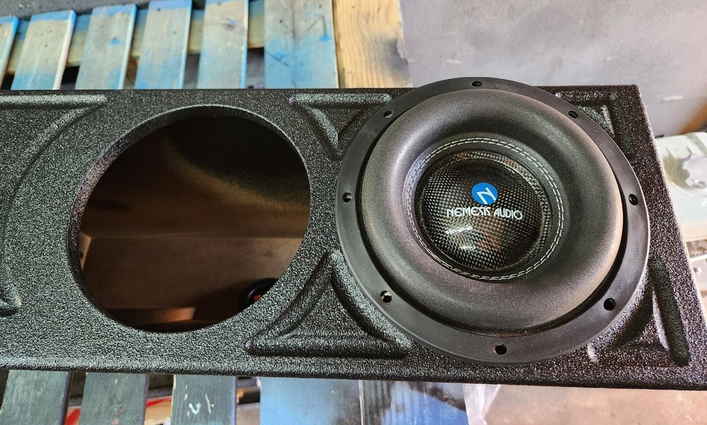 2014-2018 Custom Chevy silverado Crew Cab subwoofer box Quad 8" Ported 2007-2013