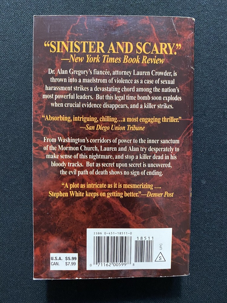 High Authority Paperback Boom By Stephen White