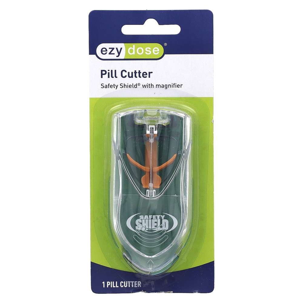 Safety Shield Pill Cutter with Magnifier, 1 Count