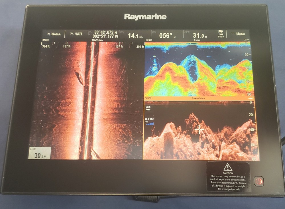 Raymarine gS125 12" Glass Bridge Touchscreen Chartplotter Display - E70125