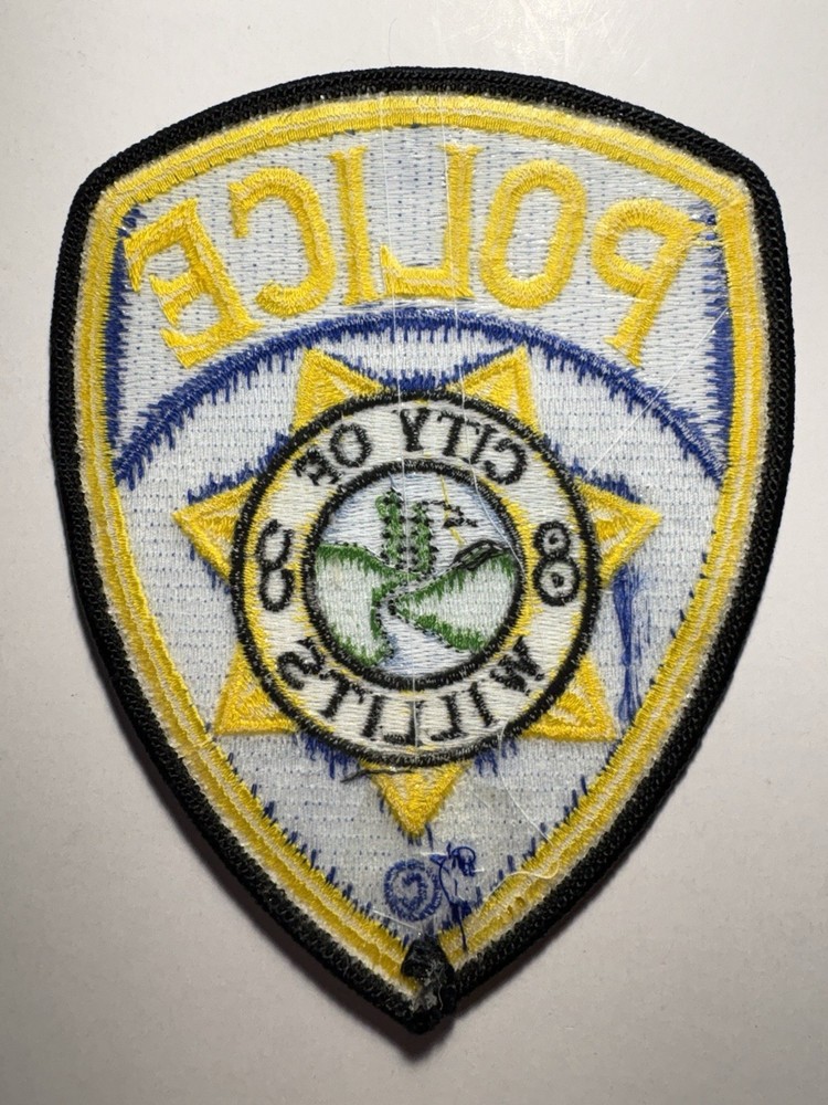 Willits California Police Patch