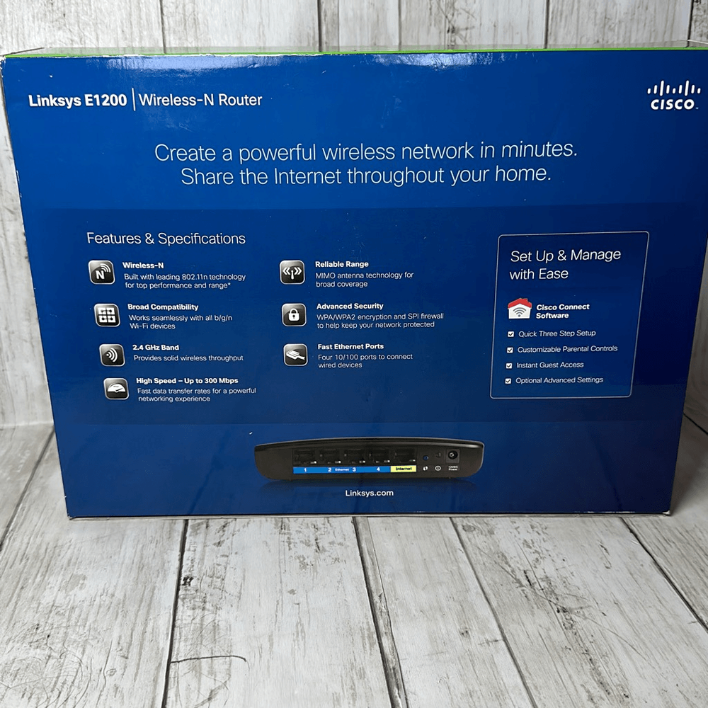 Linksys E1200 Wireless N Router