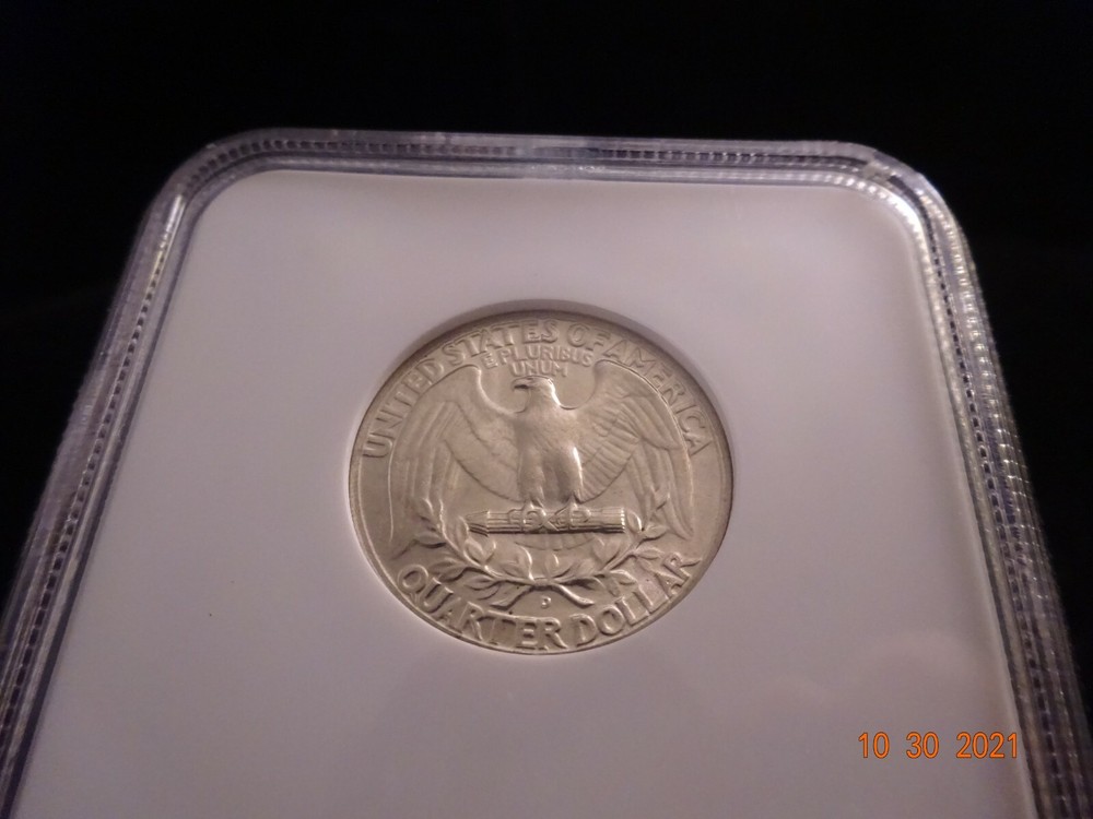1953-D Washington Silver Quarter, NGC MS66