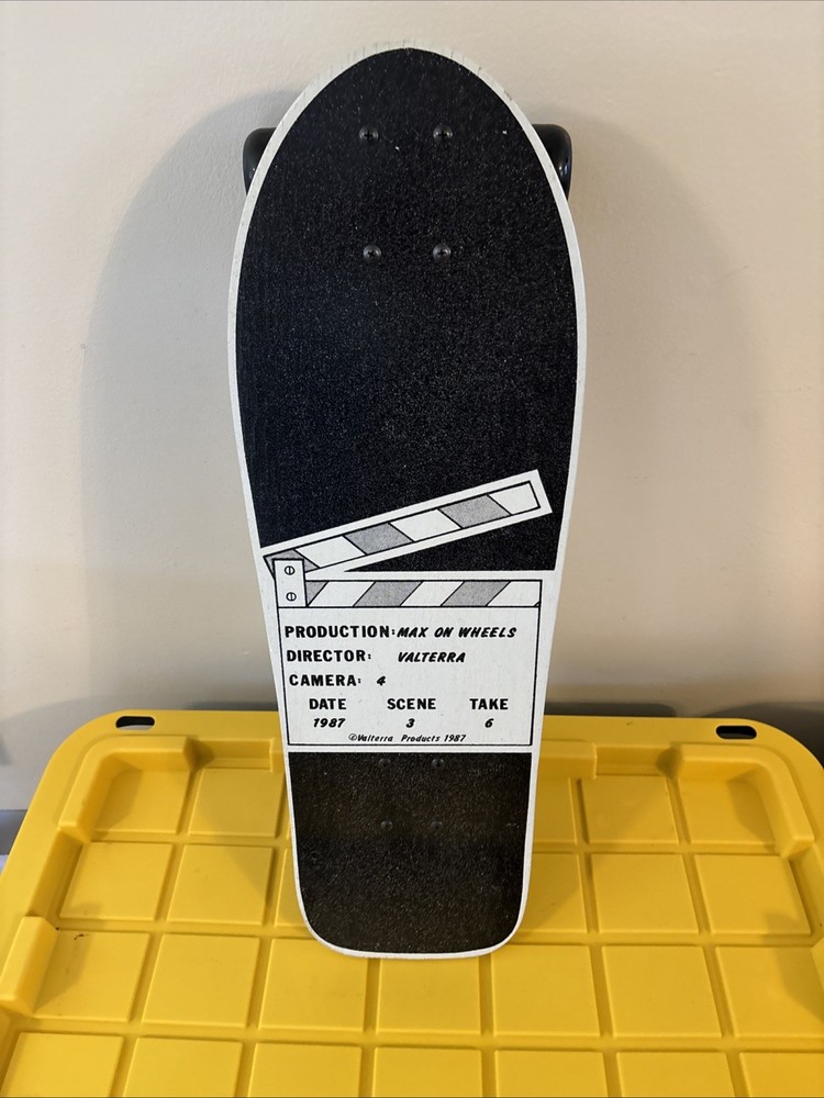 Max Headroom 1987 Chrysalis Visual Programming Skateboard Valterra Max On Wheels