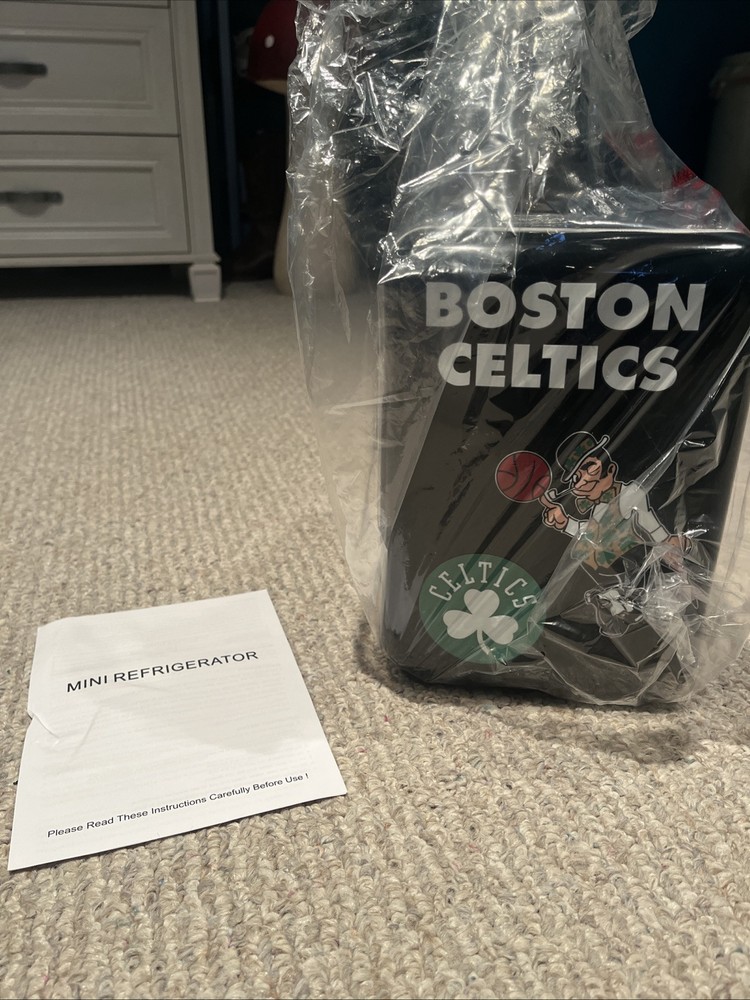 LIMITED Celtics 6 Can Mini Fridge NEW - Opened Box
