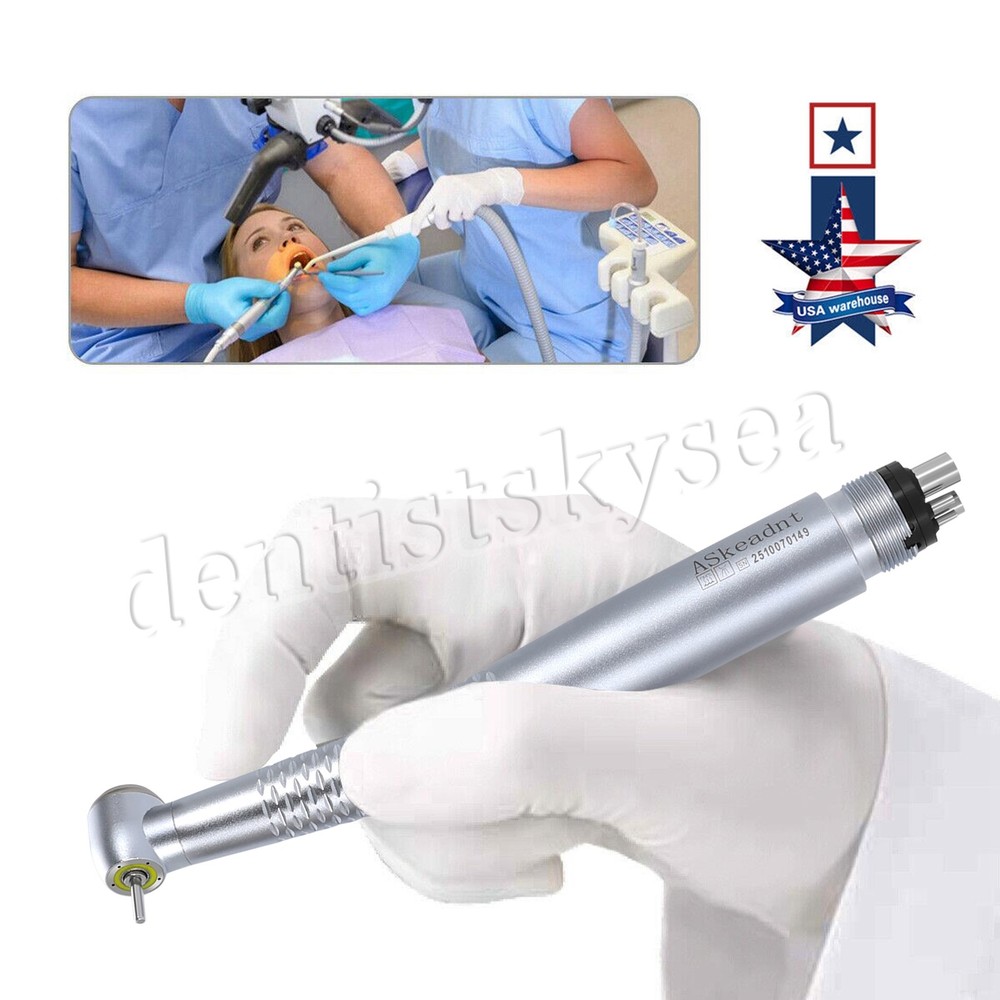 Dental Ring LED Optic High Speed Handpiece E-Generator Shadowless 4 Hole