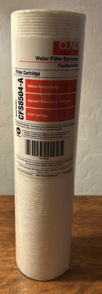 NEW GENUINE CUNO CFS8504-A REPLACEMENT WATER FILTER