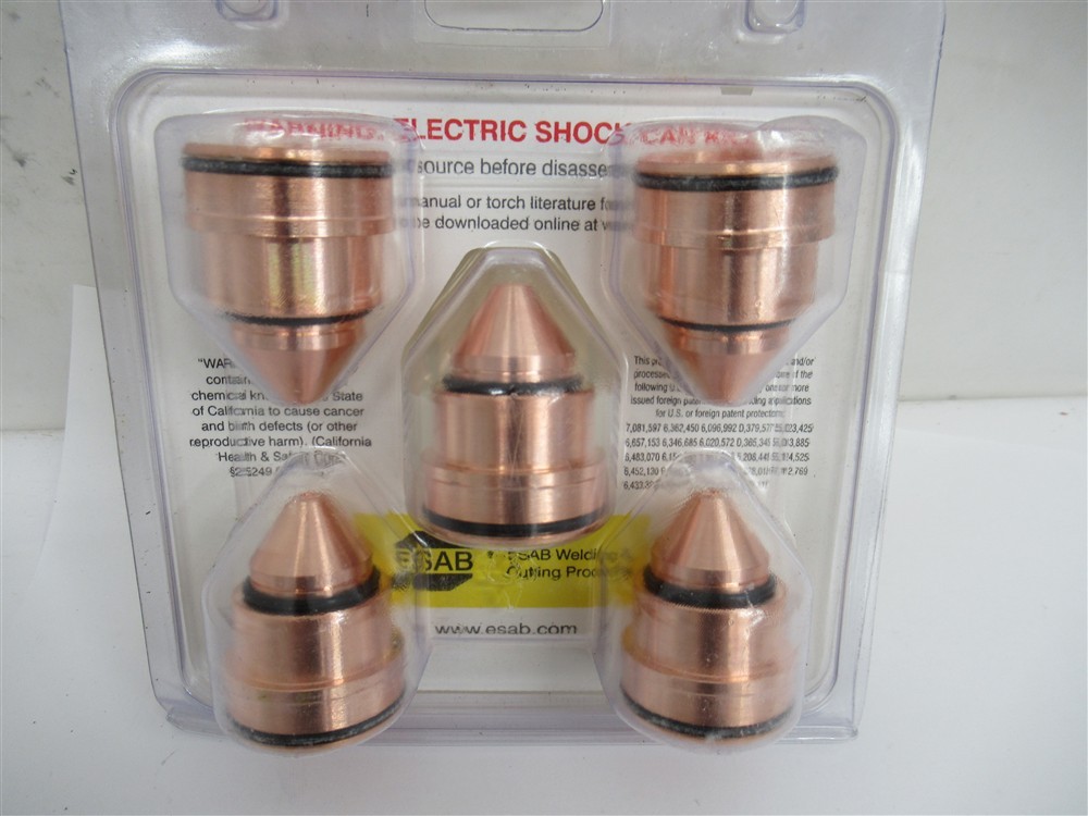 ESAB 0558006028 2.8mm Nozzle for PT-36 Torch, 5 Pack