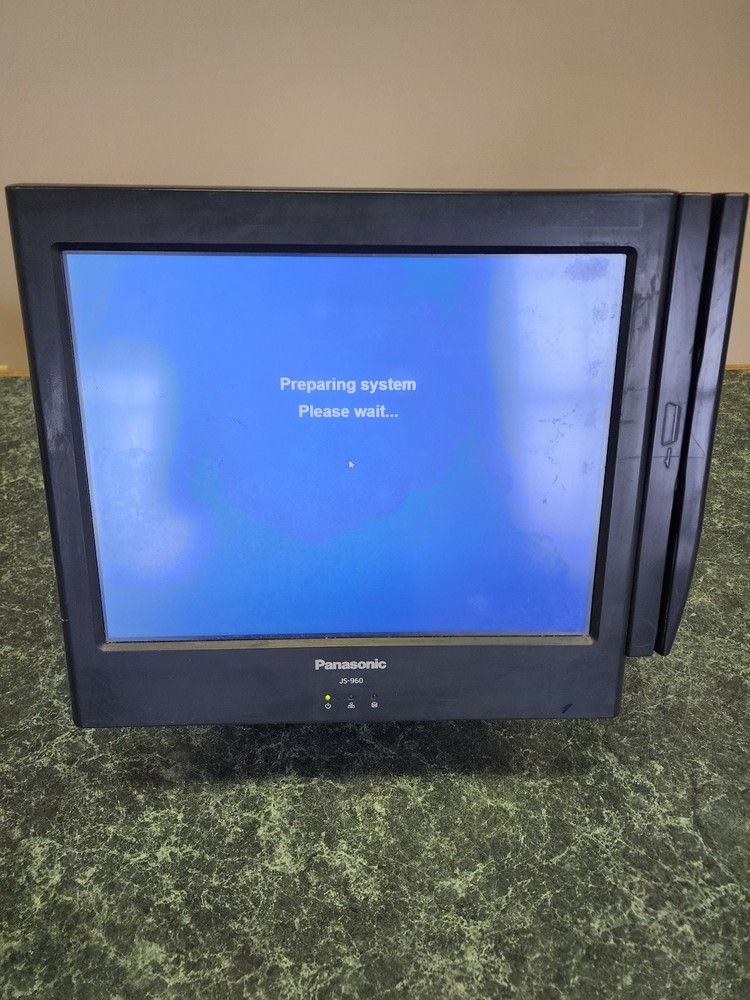 Panasonic JS-960 POS 15" Workstation Model JS-960WP w/ Card Reader