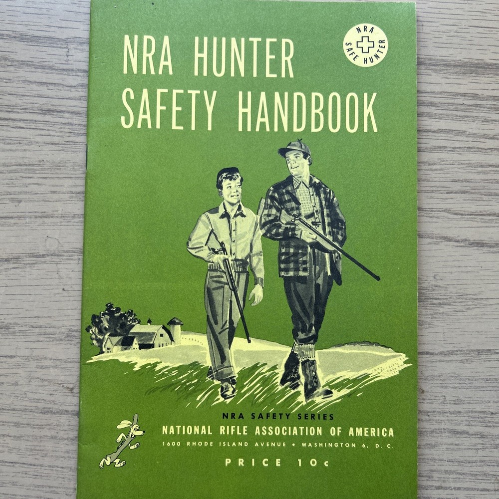 1959 NRA HUNTER SAFETY HANDBOOK